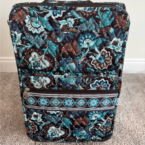 Vera Bradley Handbags - Vera Bradley Java Blue Paisley Suitcase and Garment Bag